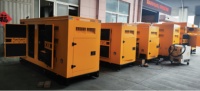 Générateur diesel silencieux 125kva 100kw 80kw 50kw 60kw de générateur de dynamo de prix de centrale électrique 220V
