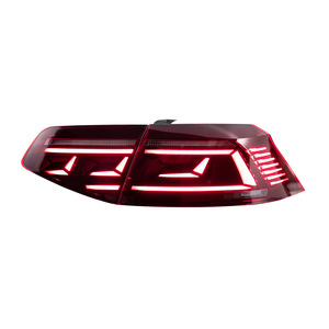 Dedicated to 16-19 B8 New 12V Red LED Taillight Assembly Modification Upgrade for B8.5 Trend B8 Red Lens LED Taillight Dedicated - Product Image 1