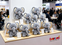 Peluche OEM de haute qualité en tissu doux pour enfants, idéale comme cadeau promotionnel d'entreprise