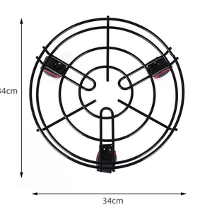 XQ-Bestseller $1,73 Beweglicher Metall-Pflanzenständer |   Blumentopfhalter mit Rollen für Zuhause, Hotel, Garten, Geringe Mindestbestellmenge 10 - Product Image 4