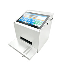 Imprimante jet d'encre statique portable automatique pour codes de lot et dates d'expiration – Machine de codage de bureau