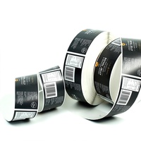 Étiquettes gaufrées personnalisées avec impression d'écran, autocollant adhésif rectangulaire 2 pouces pour les produits, pièces