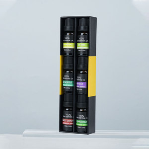 100% aceites esenciales de aromaterapia orgánicos naturales 10ML difusor de masaje de grado terapéutico 6 uds juego de regalo de aceite esencial - Product Image 1