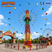 Grande structure de divertissement extérieure : Manège Tour de chute libre Sky Flyer – Attractions palpitantes pour parcs d'attractions