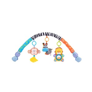 Juguete de Peluche con Clip para Coche Sozzy Zebra para Maternidad; Juguete Colgante para Cuna y Cochecito, Material de Poliéster, Ayuda para Dormir - Product Image 5