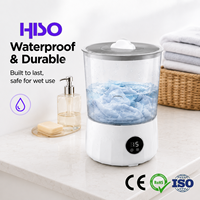 Mini-lave-linge portable semi-automatique pliable haute efficacité, rechargeable par USB, faible bruit 40 dB, idéal pour camping-car et appartement