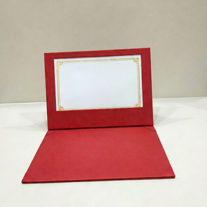 Custom Logo Led Light Certificate Holder <b>A4</b> Size Illuminated Graduation Diploma Cover Award Certificate Cover - Product Image 1
