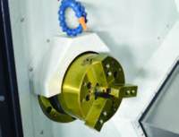 Centre de tournage à tourelle inclinée à double broche de précision supérieure Fanuc 220V pour usage moyen
