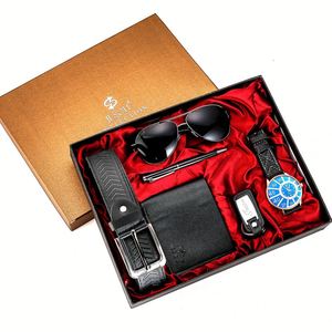 Reloj Impermeable Práctico y Elegante <span class=keywords><strong>2023</strong></span>, Juego de Cinco Correas para Hombre, Regalos para <span class=keywords><strong>Novio</strong></span>, Padre - Product Image 1