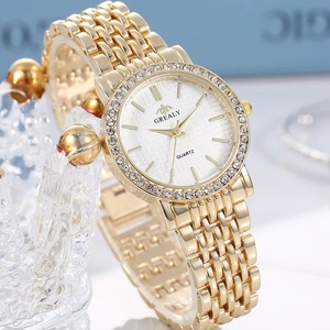 Drioshipping Vente en gros Nouveaux produits à succès Montre-bracelet à quartz ronde pour femme sans boîte Coffret cadeau - Product Image 5