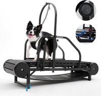Caminadora para Perros de Alta Resistencia, No Eléctrica, con Inclinación Ajustable, Ecológica, Antideslizante, Diseño Moderno, para Perros Grandes, con Pantalla Digital y Seguridad
