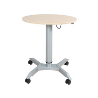 Table de bureau Mobile pliable, offre spéciale, hauteur réglable, cadre en aluminium, hauteur réglable