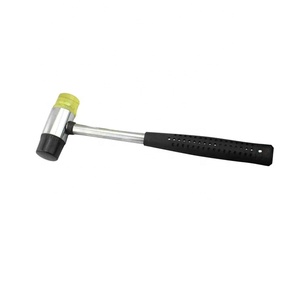 Martillo <span class=keywords><strong>de</strong></span> Doble Cara Suave con <span class=keywords><strong>Goma</strong></span> y Plástico Duro, Martillo Ligero con Empuñadura <span class=keywords><strong>de</strong></span> Plástico Antideslizante para Herramientas <span class=keywords><strong>de</strong></span> Armería - Product Image 3