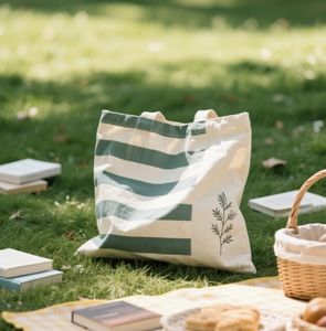 Vente en gros de sac cabas réutilisable en toile de coton sac à provisions personnalisé cadeau de fête nuptiale et de BFF logo imprimé personnalisé - Product Image 2