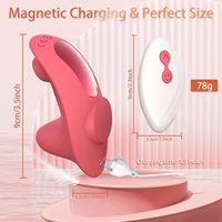 Bestseller Ferngesteuerter Tragbarer Slip-Vibrator Klitoris-Sauger mit Sexy Unterwäsche Klitoraler Stimulator Sexspielzeug
