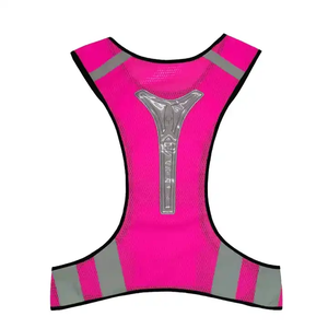 Nouveau gilet de sécurité réfléchissant ultra-mince à haute visibilité avec logo personnalisé avec poche marquée pour la circulation - Product Image 6