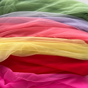 Hot Bán 100% <span class=keywords><strong>Nylon</strong></span> Thoáng Khí Lưới Vải Tuyn Vải Mềm Dệt Kim Rèm Wedding Dress Dệt Cho Cô Gái Sheer Căng Cho Đồ Chơi - Product Image 6