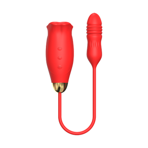Jouet œuf texturé ultra-doux Nina T pour stimulation orale et pénétration, sensation naturelle simulée pour une stimulation intime immersive et mains libres - Product Image 2
