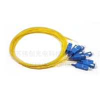 Sortie d'usine monomode G652D fibre optique cordon de raccordement réseau intérieur WiFi Compatible TCP pour SC LC APC UPC