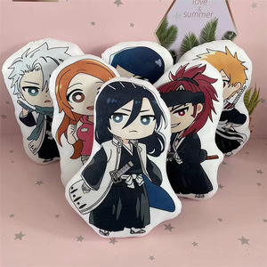 40CM Bleach Kurosaki Ichigo <span class=keywords><strong>Kuchiki</strong></span> Rukia Personnage Collection Poupée Anime Peluche Jouets Oreiller Décoration - Product Image 5