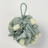 Pouf en maille de bain Boule de douche Pouf de douche Exfoliant pour le corps Éponge de bain Douche Luffa Éponge