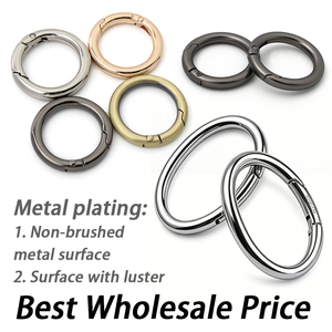 Nolvo World Anello in Metallo Placcato Saldato Rotondo Vintage di Lusso in 6 Misure per Parti di Borse Personalizzabili di Alta Qualità - Product Image 2