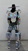 Costume de robot LED sur échasses, combinaison lumineuse multicolore pour spectacle sur scène, fête, boîte de nuit, personnalisable