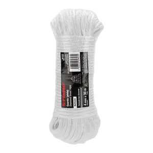 Cordel de Poliéster Blanco Diamante Fiero de 4 mm x 30 m, Caja de 9 Unidades, Lazos Resistentes de Primera Calidad para Decoración y Uso Casual - Product Image 5