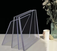 Plaque en acrylique PMMA transparente de haute qualité, découpée au laser, feuille de verre clair, fabrication sur mesure, vente en gros