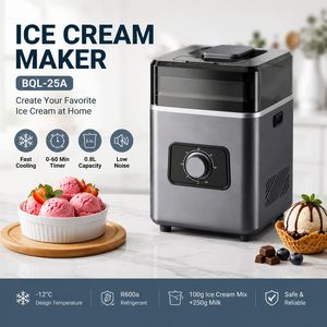 Machine à glace domestique à compresseur 0,8 L, modèle BQL-25A, électrique et automatique, à refroidissement rapide, directement de l'usine - Product Image 5