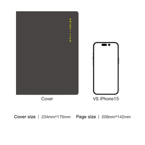 Deluxe A5 Vòng chất kết dính PU da bìa cứng máy tính xách tay biểu tượng tùy chỉnh Loose-Leaf thiết kế cho cuộc họp văn phòng kế hoạch Tạp Chí bán buôn - Product Image 3