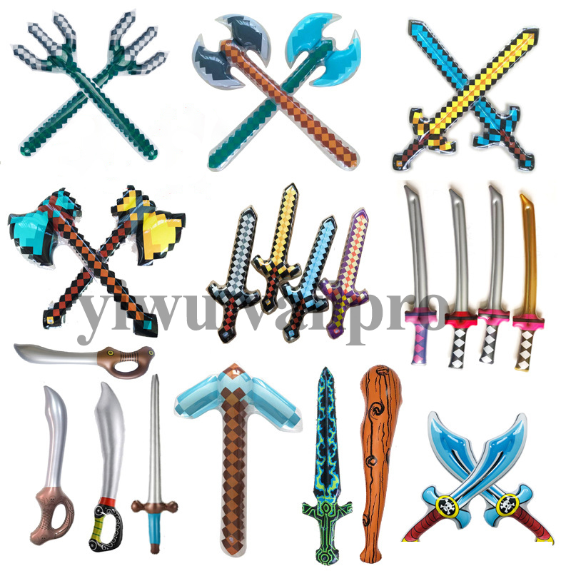 20 Pack Inflatable Katana Swords - 30 Inch Samurai Party Favors & Cosplay Props