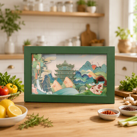 Boîtes à thé en papier personnalisées en forme de tiroir pour emballage cadeau, avec illustration, production en série en usine