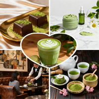 Thé vert matcha biologique de qualité supérieure, poudre de thé vert frais, feuilles de thé du printemps, amincissant
