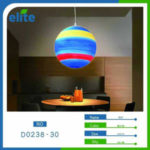 Commercio all'ingrosso stile nordico colorato globo di rame luce pendente per la casa bianco caldo con dimensioni medie per la sala da pranzo arredamento - Product Image 1