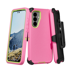 Estuche defensor <span class=keywords><strong>de</strong></span> protección resistente <span class=keywords><strong>de</strong></span> tres capas para Samsung <span class=keywords><strong>Galaxy</strong></span> A36 Estuche rígido para teléfono celular con clip - Product Image 2