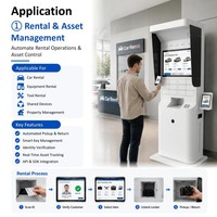Kiosco de Gestión de Llaves de Autoservicio, Casillero Inteligente para Llaves para Concesionarios de Autos, Hoteles y Administración de Propiedades