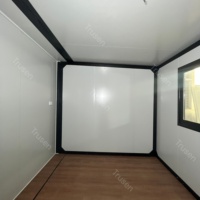 Maison préfabriquée en conteneur extensible personnalisée de 20 pieds ou 40 pieds avec salle de bain, villa, studio de jardin préfabriqué, maison portable, maison modulaire