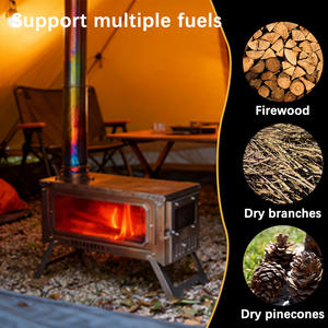 INBESTCAMP Sans Poeles Diseno Durable Viaje Peso Cocina Duraderos Fumo Zusammenklappbares Efficient Heating - Product Image 4