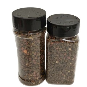 Wholesale price 9oz 250ml Spice jars plastic salt shaker Plastic spice Container With lid