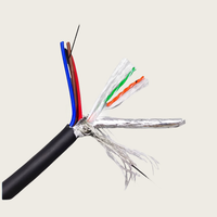 Câble CAT5E Offres Spéciales Alimentation intégrée et blindée 4 | Signal torsadé à 8 conducteurs + câble combiné flexible 2/3/4/5/6