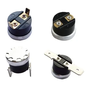 Temperature overheat protector switch for electromobile battery, thermal cut off limit switch KSD301 H31 250V 16A 50C 55C