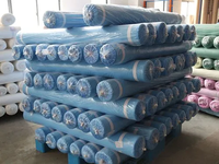 Tissu textile en microfibre 100% polyester, tissu en polyester imprimé par pigment, vente en gros, peau de pêche, 90 g/m², style méditerranéen