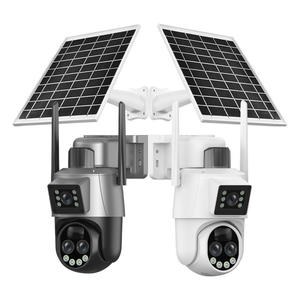 Caméra IP sans fil extérieure alimentée par énergie solaire, caméra de sécurité 4G AI avec intégration Alexa <span class=keywords><strong>Google</strong></span> Home - Product Image 2