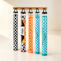 Sacs de rangement pliables en PVC pour tapis de mahjong avec logo personnalisé, fermeture éclair, poignée et sangle, design durable et écologique