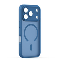 Coque de téléphone antichoc mate translucide avec chargement sans fil magnétique en TPU et PC pour iPhone 17 Pro Max 16 15 14