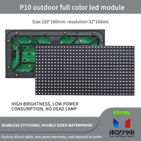 Module MENÉ Polychrome de Panneau Imperméable Extérieur Programmable -2 Scan P10 LED Module D'affichage 320mm x 160mm
