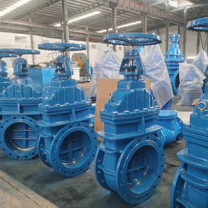 วาล์วประตูเหล็กดัดชนิดก้านไม่ยก DIN F4 มาตรฐาน ISO9001:2008 CE รับรอง DN50-DN1200 สำหรับสื่อของเหลวน้ำทั่วไป - Product Image 4