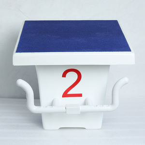 Plateforme de départ/plongée Ovar pour <span class=keywords><strong>piscine</strong></span>, compétition et parc aquatique, antidérapante, anticorrosion, couleur bleue, garantie 2 ans - Product Image 3