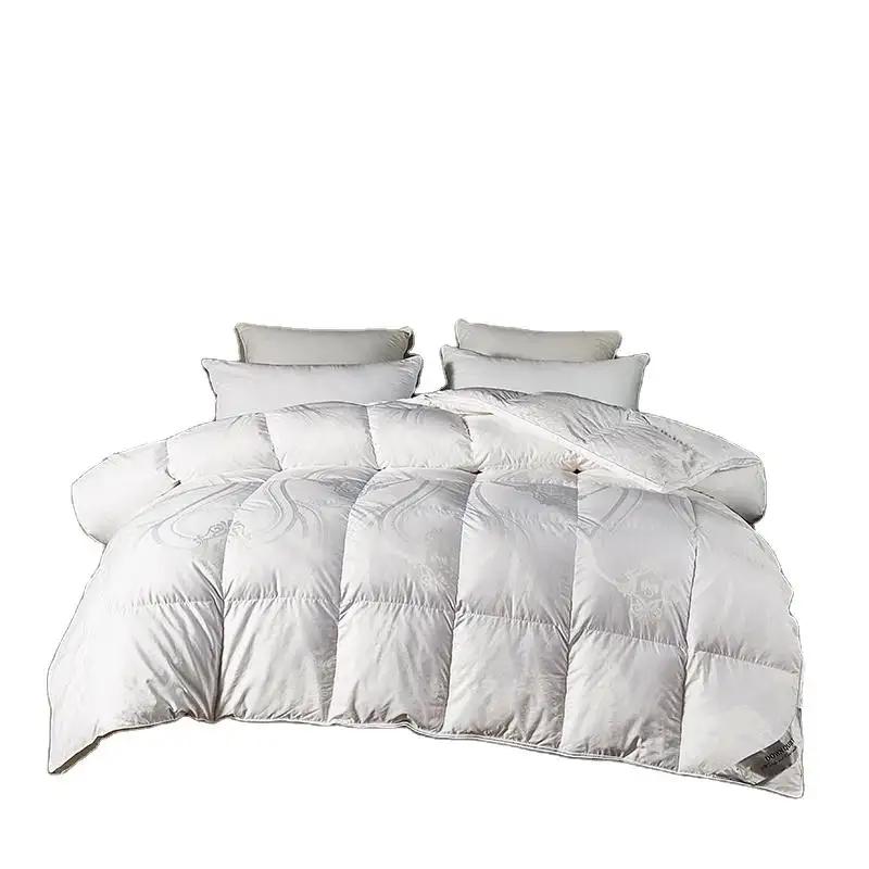 Ấm áp màu be ngỗng lông Comforter & Duvet lông tốt đôi Vua kích thước đầy đủ duvets xuống comforters